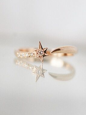 Sofia zakia falling star ring